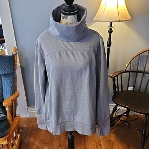 Avia Gray Cozy Turtleneck Sweatshirt